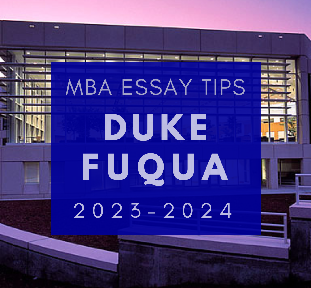 Duke MBA essays