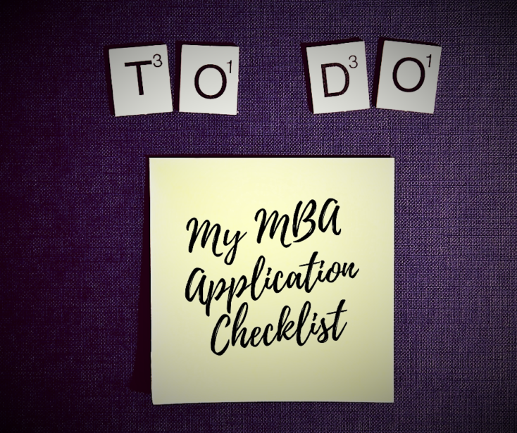 To-Do List MBA applicants