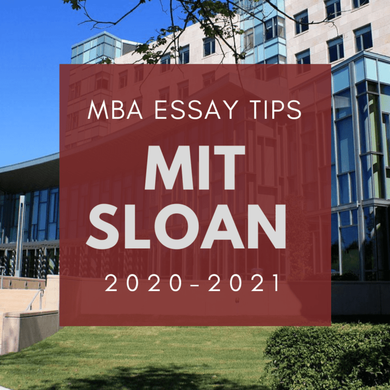 Advice for MIT Sloan MBA Applicants Stacy Blackman Consulting MBA