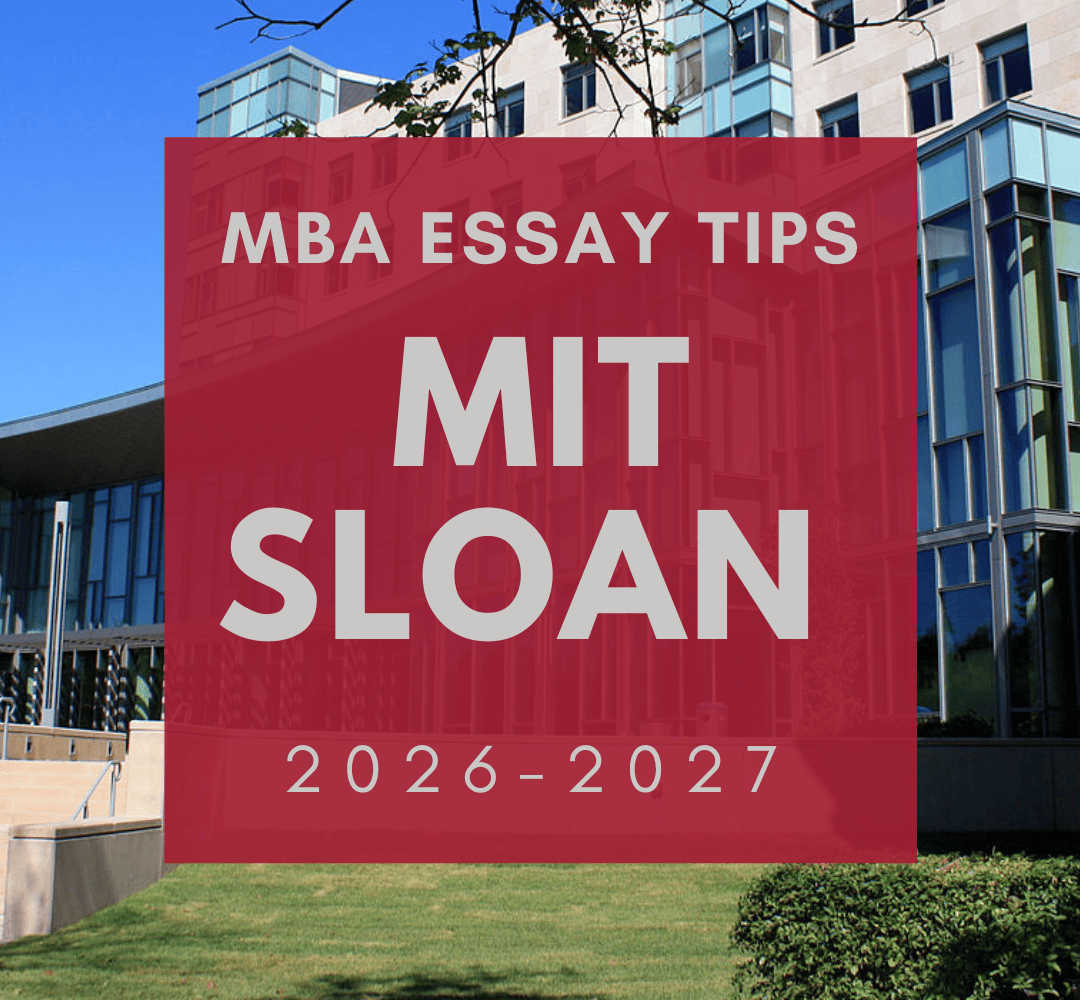 MIT Sloan Cover Letter tips graphic for the 2026-2027 admissions season, over a photo of the MIT Sloan campus.