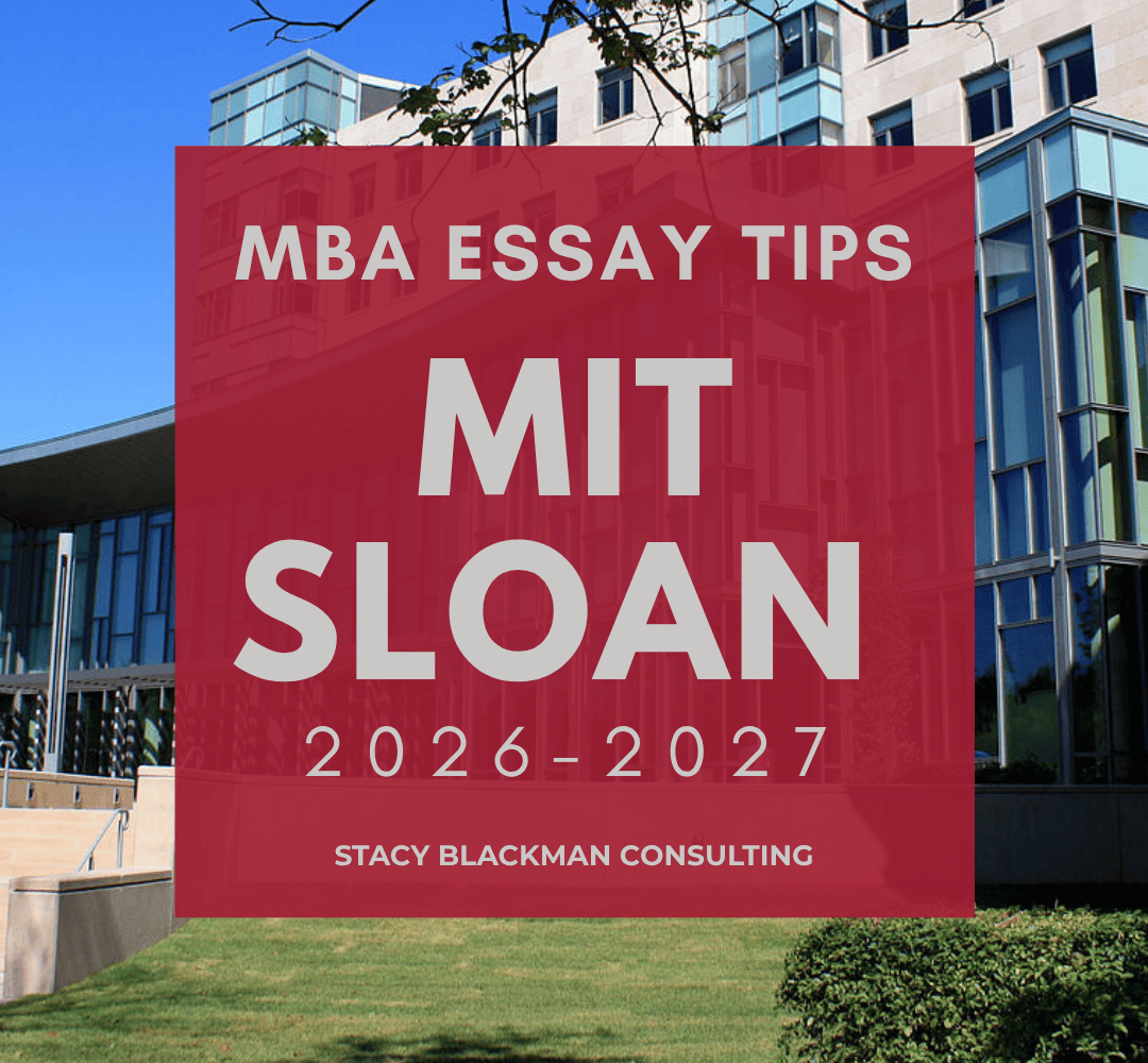 MIT Sloan Cover Letter tips graphic for the 2026-2027 admissions season, over a photo of the MIT Sloan campus.