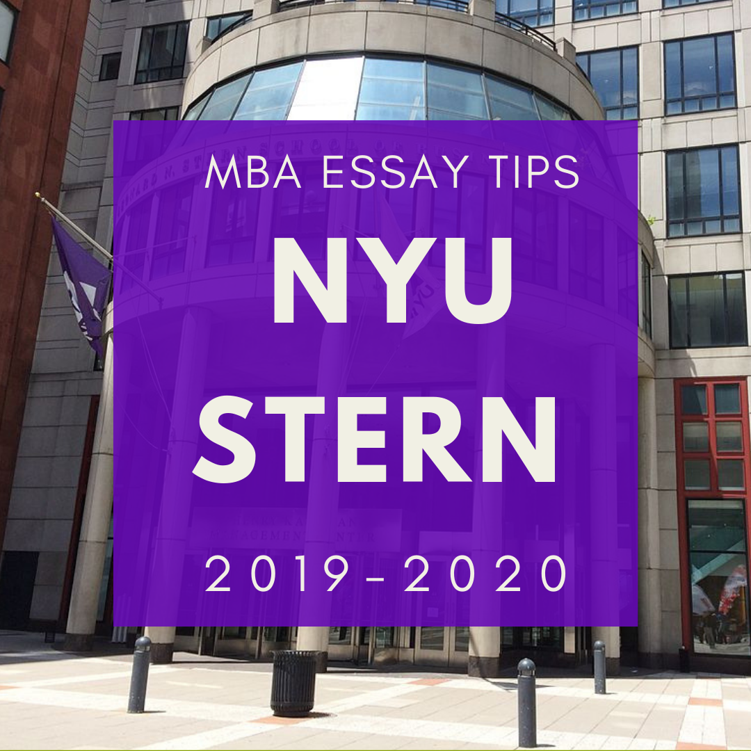 nyu mba essay