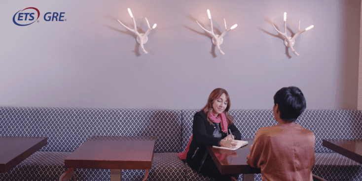 Stacy Blackman Consulting president advising an MBA applicant about preparing for the GRE as an alternative to the GMAT.