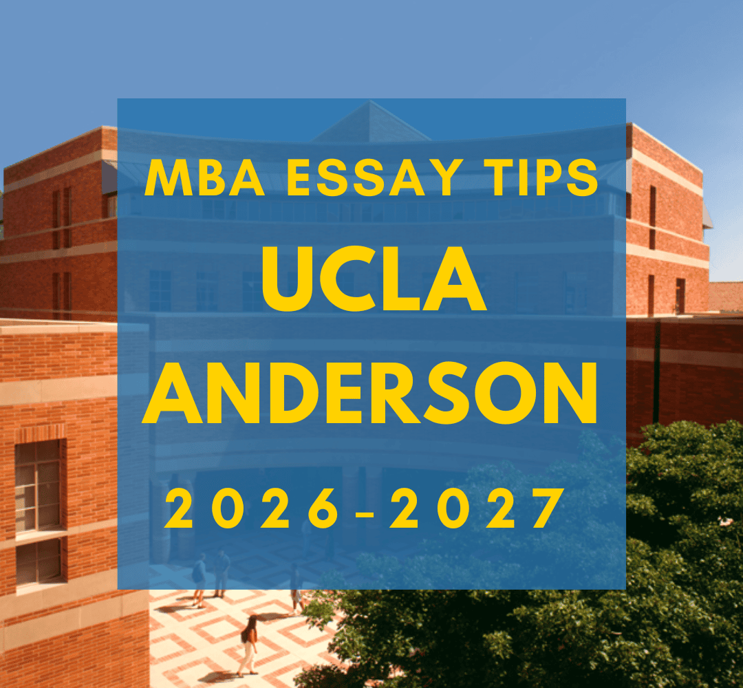 UCLA MBA application