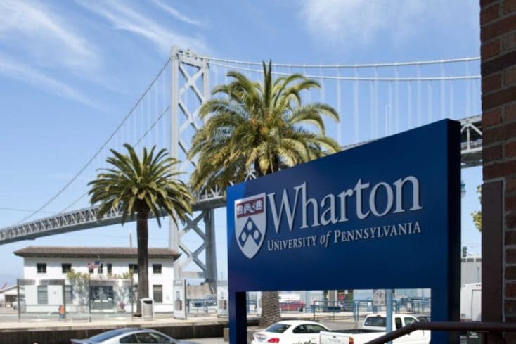 Wharton San Francisco campus sign, home of the West Coast Wharton EMBA cohort..