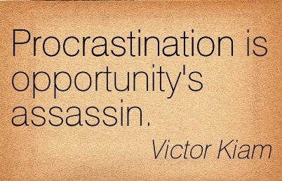 procrastination and MBA application